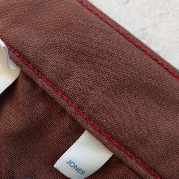 Raleigh Denim Jones Fit Cotton Canvas Pant Terracotta Brown 30"×33" - Picture 9 of 14